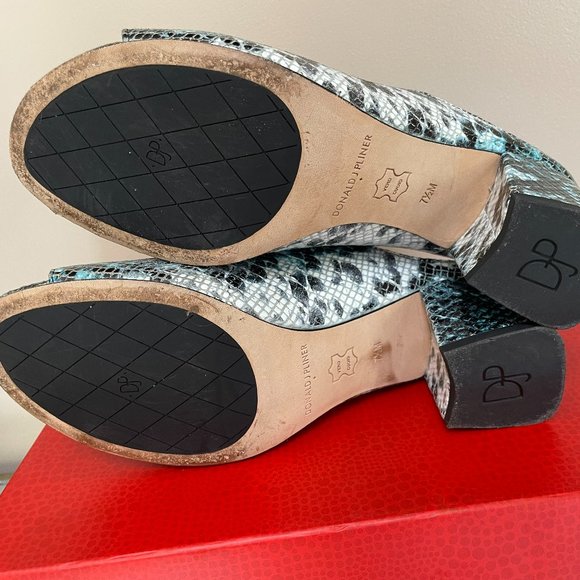 Donald Pliner Snake Print Heels - Picture 3 of 5